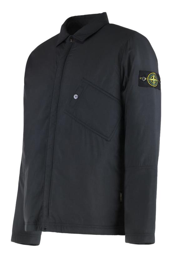 25FW 스톤 아일랜드 긴팔 셔츠 S151200007S0182 V0029 Black - STONE ISLAND