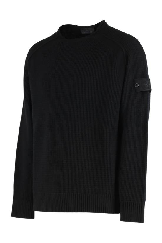 25FW 스톤 아일랜드 스웨터 S155100082S00FG V0029 Black - STONE ISLAND