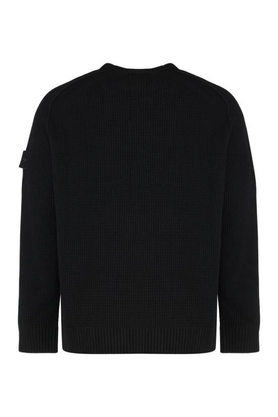 25FW 스톤 아일랜드 스웨터 S155100082S00FG V0029 Black - STONE ISLAND