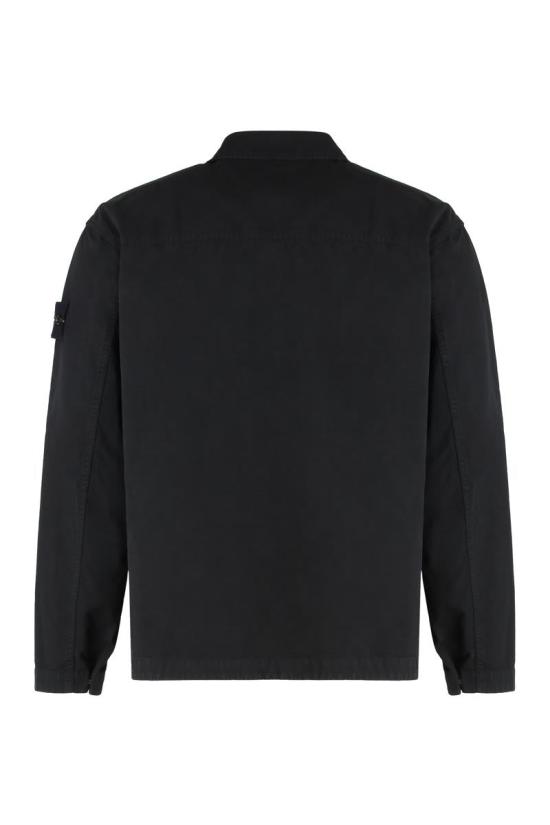 25FW 스톤 아일랜드 긴팔 셔츠 S151200009S0211 V0029 Black - STONE ISLAND