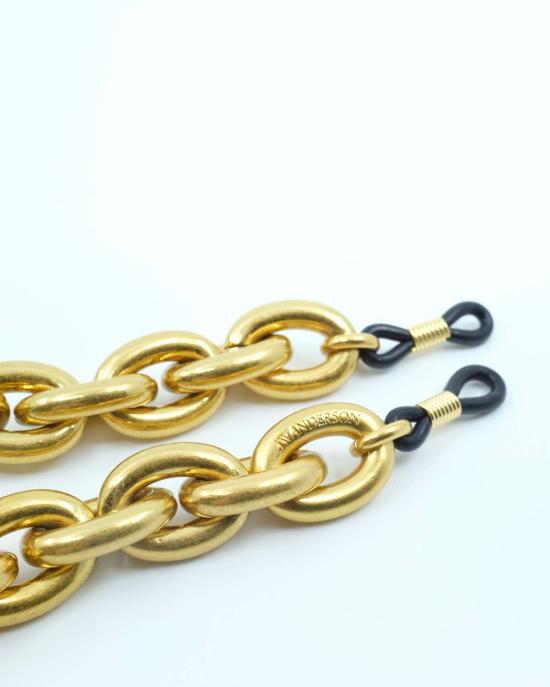  JW앤더슨 안경 JW 앤더슨 골드 톤 체인 링크 선글라스 스트랩 - JW ANDERSON