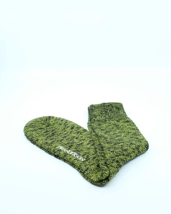  JW앤더슨 양말 JW 앤더슨 블랙 & 그린 코튼 슬럽 - JW ANDERSON