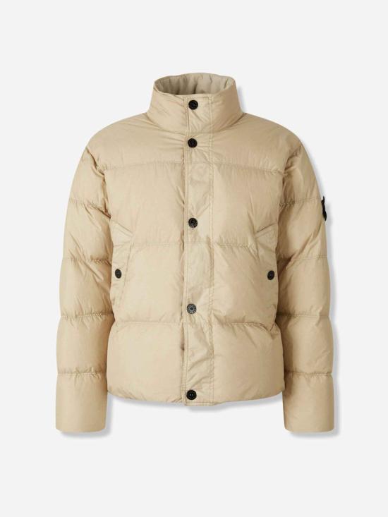 25FW 스톤 아일랜드 4100010 크링클랩스 NY 리사이클 나일론 윈드 레지스턴트 다운 자켓 K2S154100010S0A23V009A DESERT DOM