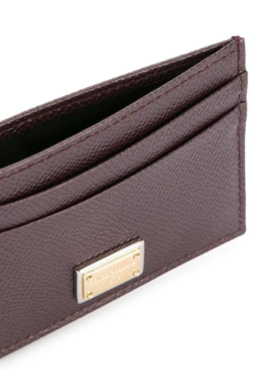 26SS 돌체앤가바나 명함지갑 BI0330 A10018M073 Bordeaux - DOLCE & GABBANA