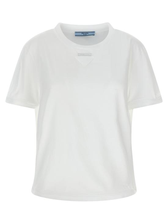 26SS 프라다 반팔 티셔츠 3569BSOOO18QZF0009 White