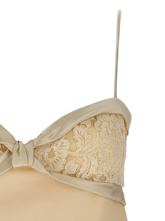 26SS 발렌티노 가라바니 숏 원피스 B3VAHR01CFET5 Beige - VALENTINO GARAVANI