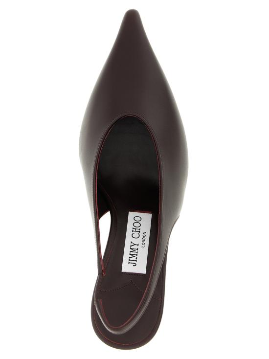 26SS 지미추 힐/펌프스 ISA80CLFDEEPMERLOT Bordeaux - JIMMY CHOO