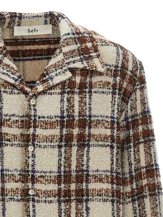 25FW 세퍼 긴팔 셔츠 PRESS26OJAIRIVERBENDCHECK Multicolor - SEFR