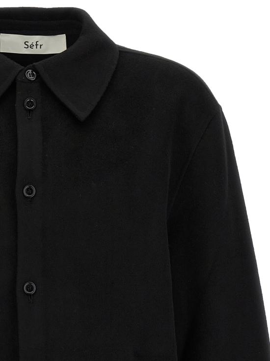 26FW 세퍼 긴팔 셔츠 PRESS26LENNYBLACKDOUBL CASH - SEFR