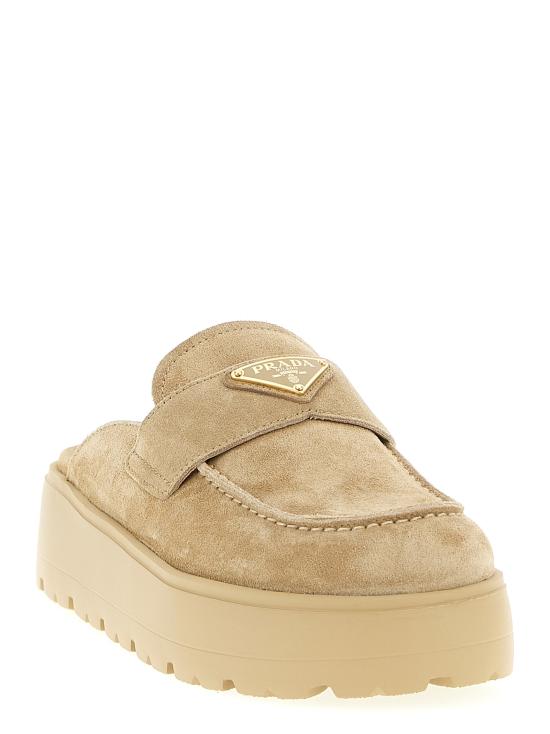 26SS 프라다 뮬/슬리퍼 1XZ778F045054F0379 Beige - PRADA