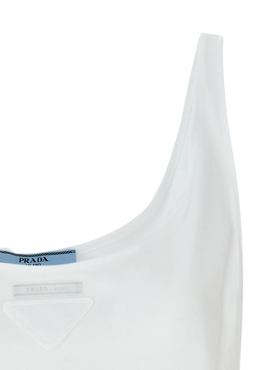 26SS 프라다 민소매 티셔츠 3570BSOOO18QZF0009 White - PRADA