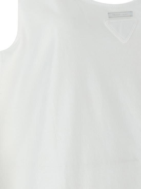 26SS 프라다 민소매 티셔츠 3570BSOOO18QZF0009 White - PRADA