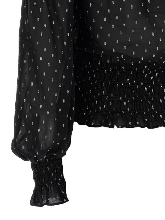 26SS 셀프 포트레이트 이브닝 티셔츠 RS26156TBBBLACK Black - SELF PORTRAIT