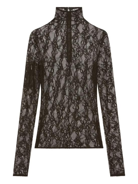 25FW 쿠레쥬 긴팔 티셔츠 325CTO444PA0132 9999 Black