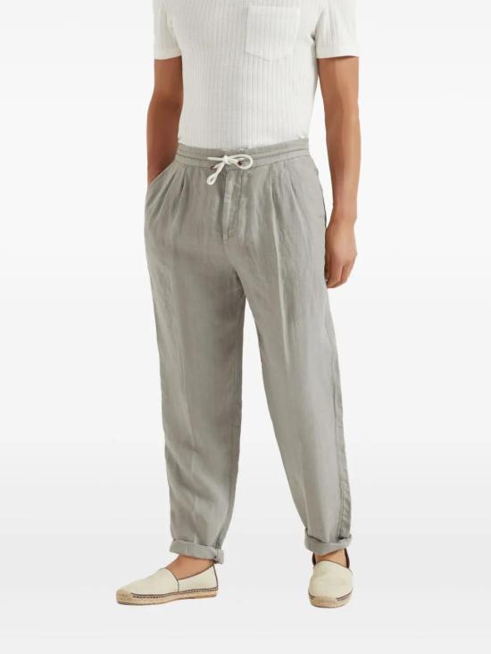 26SS 브루넬로 쿠치넬리 스트레이트 팬츠 M243DE1710 C6018 - BRUNELLO CUCINELLI