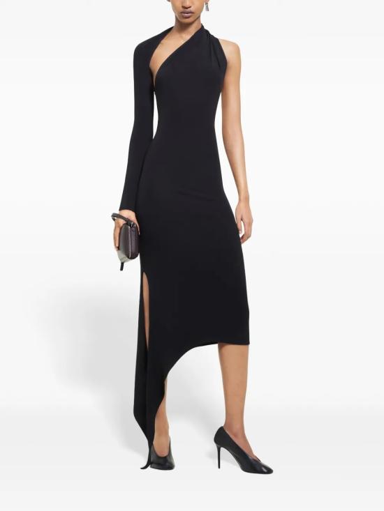 25FW 쿠레쥬 미디 원피스 424JRO523JS0145 9999 Black - COURREGES