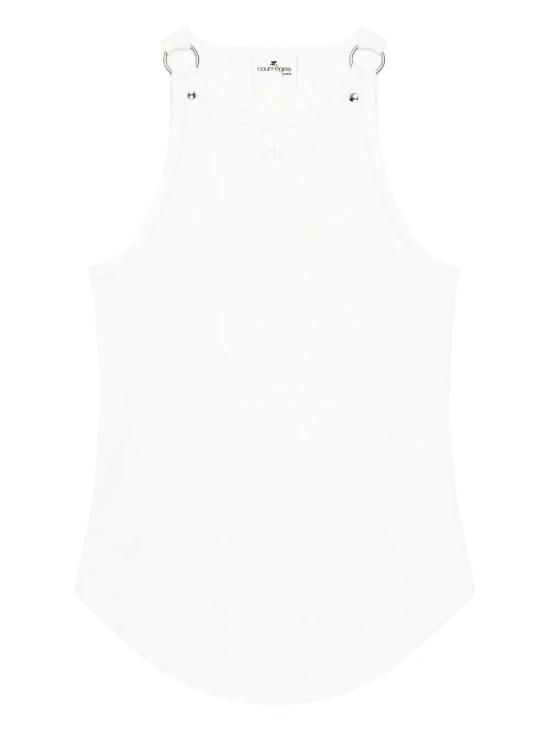 25FW 쿠레쥬 긴팔 티셔츠 325JDE142JS0194 0001 White