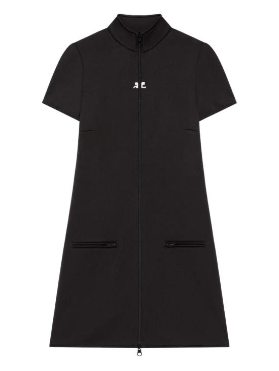 25FW 쿠레쥬 미디 원피스 325JRO686JS0250 9999 Black