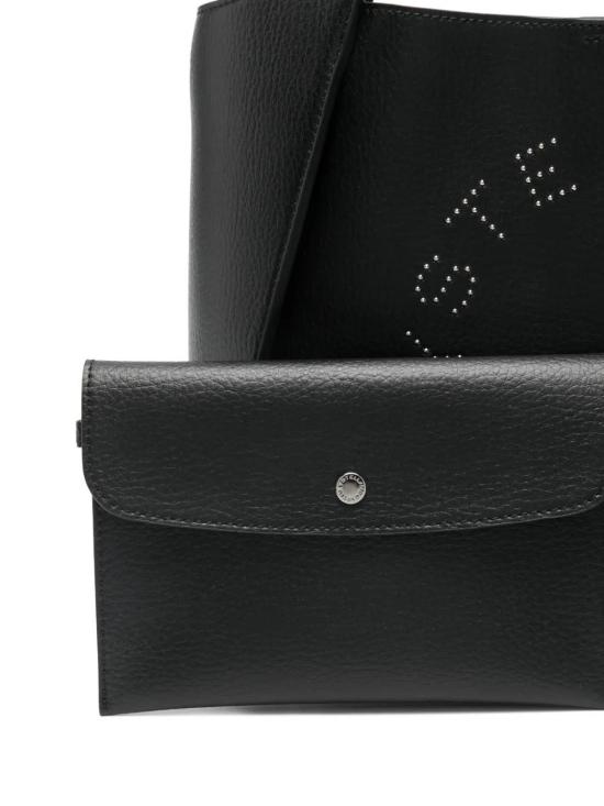 26SS 스텔라 맥카트니 로고 크로스바디 토트백 513860WP0563 BLACK - STELLA MCCARTNEY