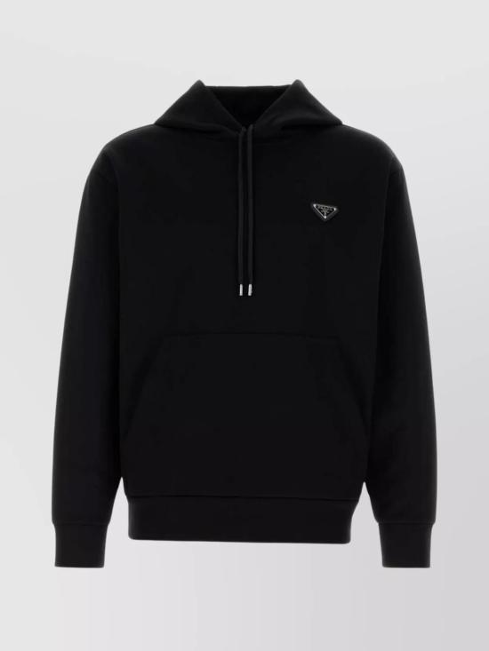 25FW 프라다 후드 티셔츠 UJL84A11OQF0002SWMO BLACK DOM