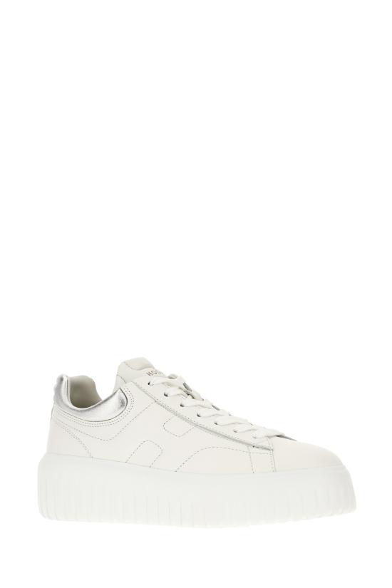 26FW 호간 H-스트라이프 스니커즈 HXW6450FC60KU0 0351 BIANCO ARGENTO - HOGAN