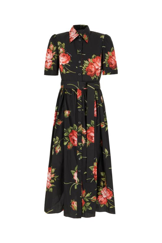 26SS 돌체앤가바나 롱 원피스 F6JFNTHS5UT HN5ZN BOUQUET ROSE FNERO