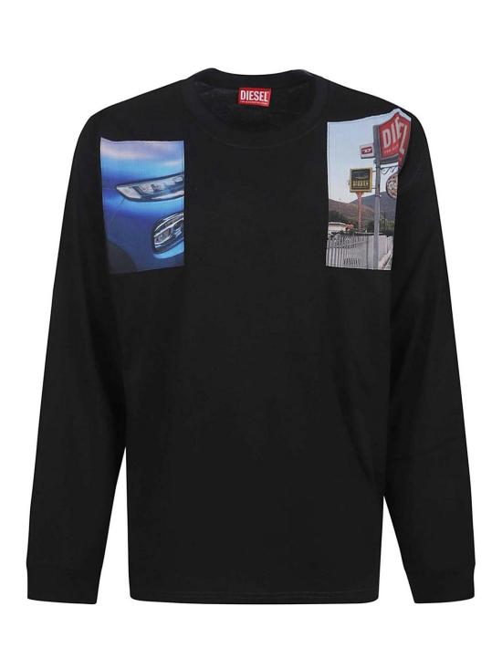  디젤 반팔 티셔츠 A194680PLAT9XX Black