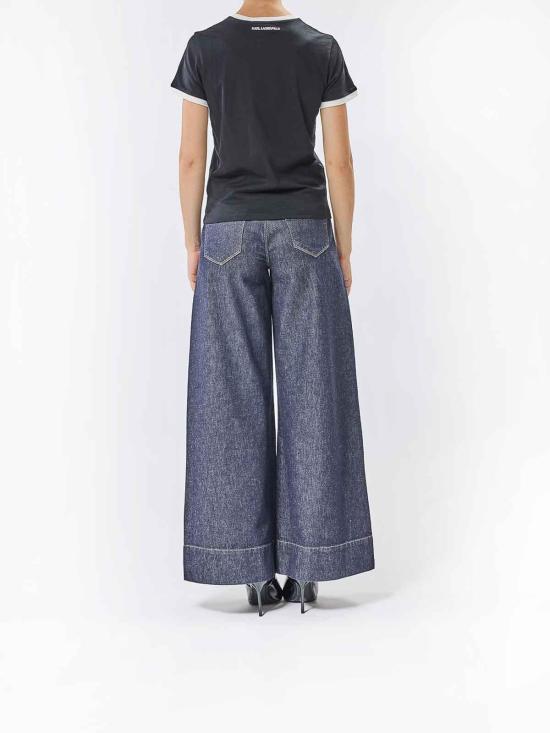 26SS 칼라거펠트 반팔 티셔츠 A3W17078999 Black - KARL LAGERFELD