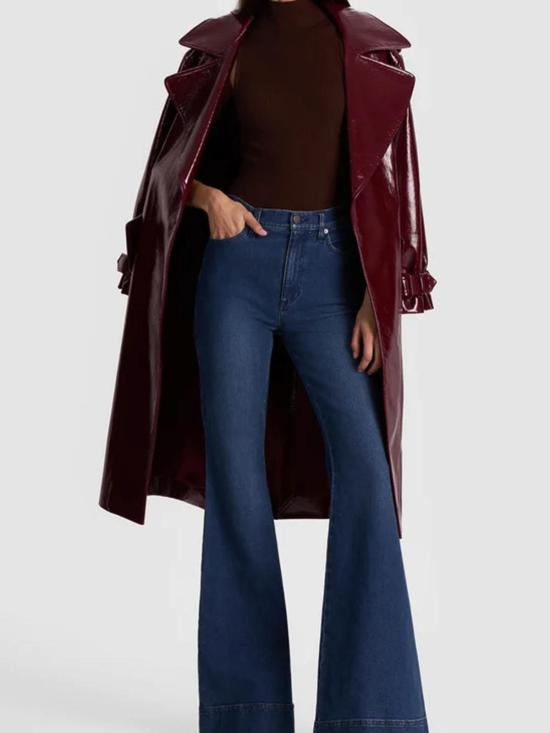  앨리스 앤 올리비아 트렌치 코트 CC509J38403I606 Dark Red - ALICE & OLIVIA