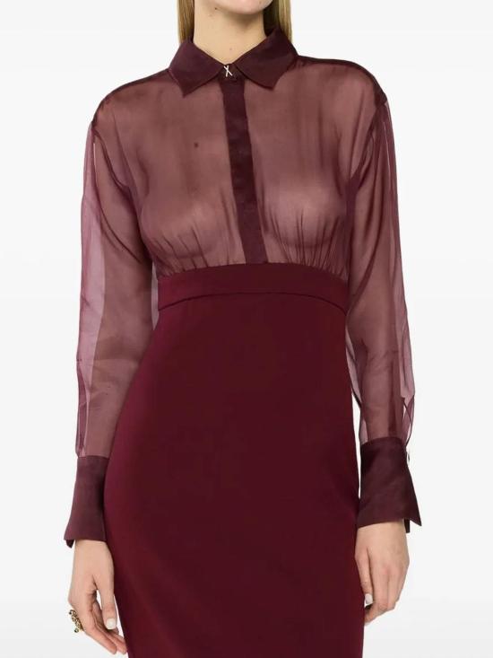  제니 미디 스커트 79AAO418N0356570 Dark Red - GENNY