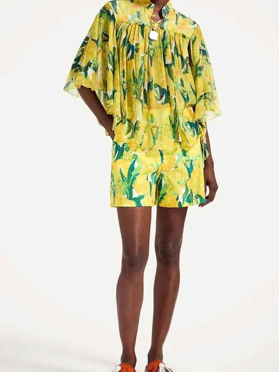 25FW 라 더블제이 숏팬츠 TRO0010COT005ZES01YE02 Yellow - LA DOUBLEJ