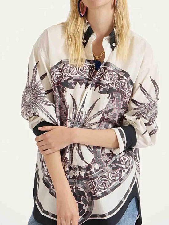 25FW 라 더블제이 자켓 SHI0092COT015COB01GY02 Multicolour - LA DOUBLEJ