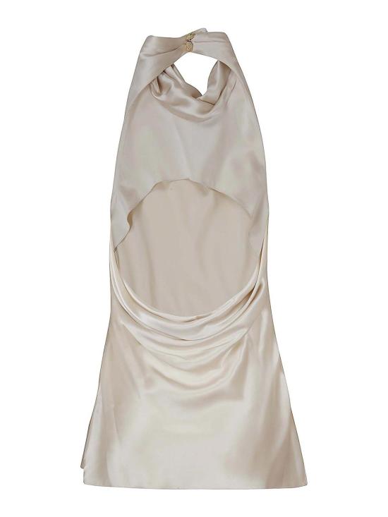 25FW 발망 민소매 티셔츠 FF1AE165SE950AS Beige - BALMAIN