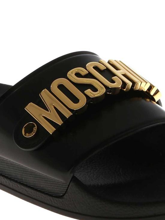  모스키노 뮬/슬리퍼 MB28032G0MG11 Black - MOSCHINO