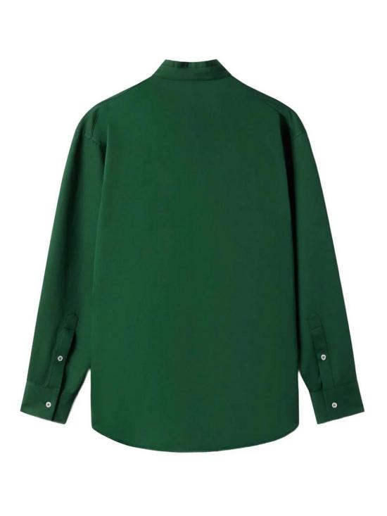 25FW 라 더블제이 셔츠 SHI0147COT075SOLIDGR03 Green - LA DOUBLEJ