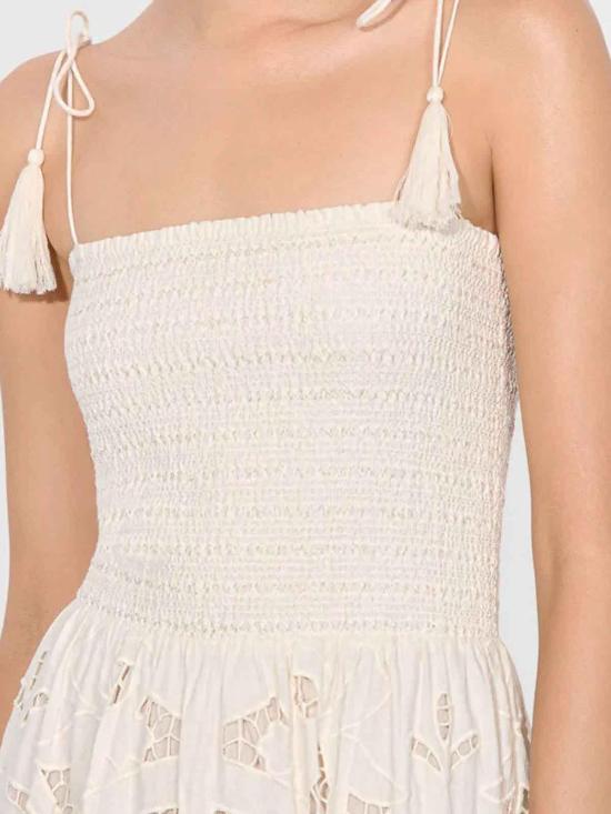 25FW 앨리스 앤 올리비아 롱 원피스 CC505D73535A127 White - ALICE & OLIVIA
