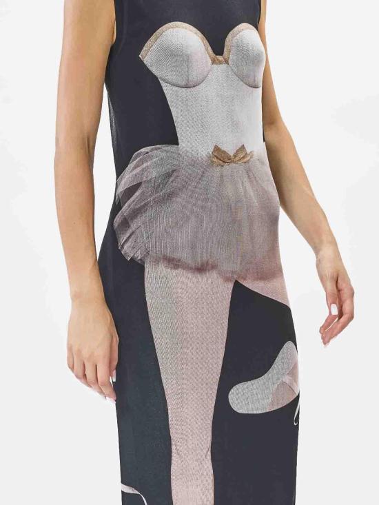  모스키노 원피스 41455441888 Black - MOSCHINO