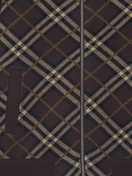  버버리 체크 울 캐시미어 보머 자켓 8114200 Black - BURBERRY