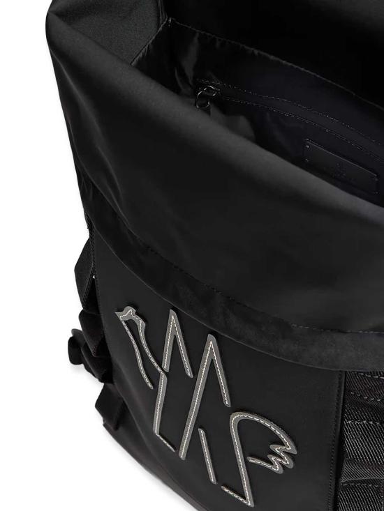  몽클레어 그래노블 오버사이즈 로고 디테일 백팩 K20975A00002M7570999 Black - MONCLER