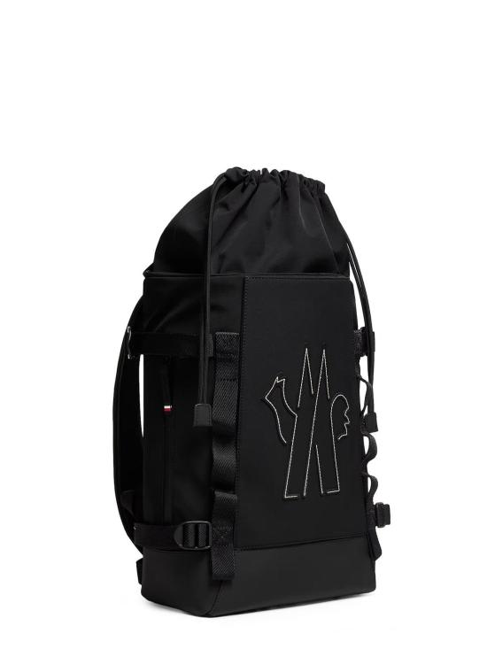  몽클레어 그래노블 오버사이즈 로고 디테일 백팩 K20975A00002M7570999 Black - MONCLER
