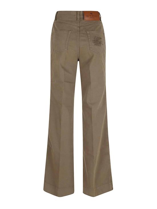 25FW 에트로 스트레이트 팬츠 WRNB0004AV689V4655 Green - ETRO