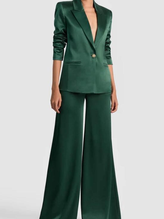 25FW 앨리스 앤 올리비아 수트 자켓 CC509205208B345 Green - ALICE & OLIVIA