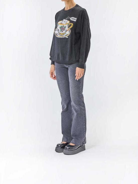  모스키노 블라우스 93855003555 Black - MOSCHINO