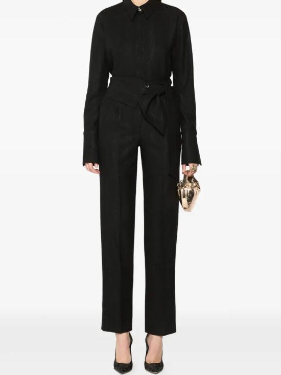 25FW 제니 스트레이트 팬츠 79AAA118N0621899 Black - GENNY