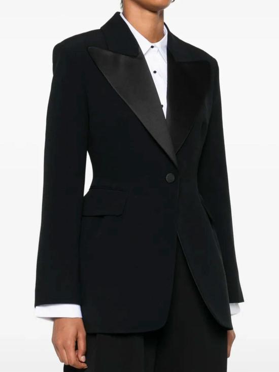 25FW 에르마노 설비노 수트 자켓 D476I704TEILM95708 Black - ERMANNO SCERVINO