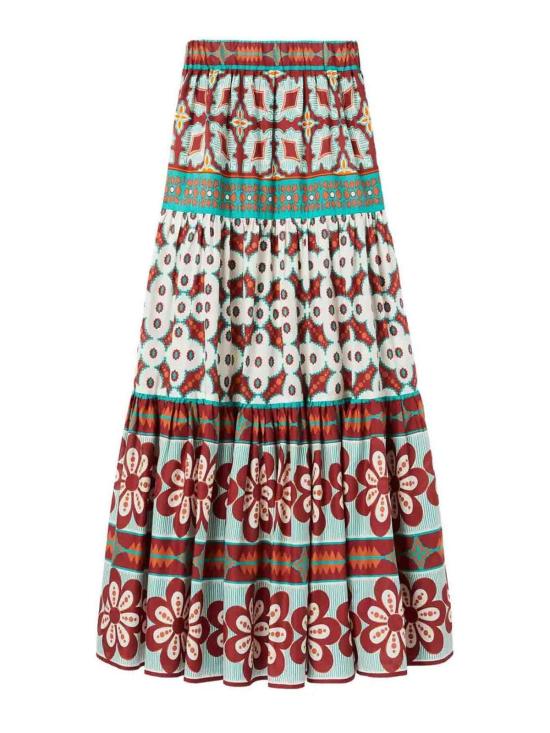 25FW 라 더블제이 롱 스커트 SKI0139COT056PAG01OR04 Multicolour