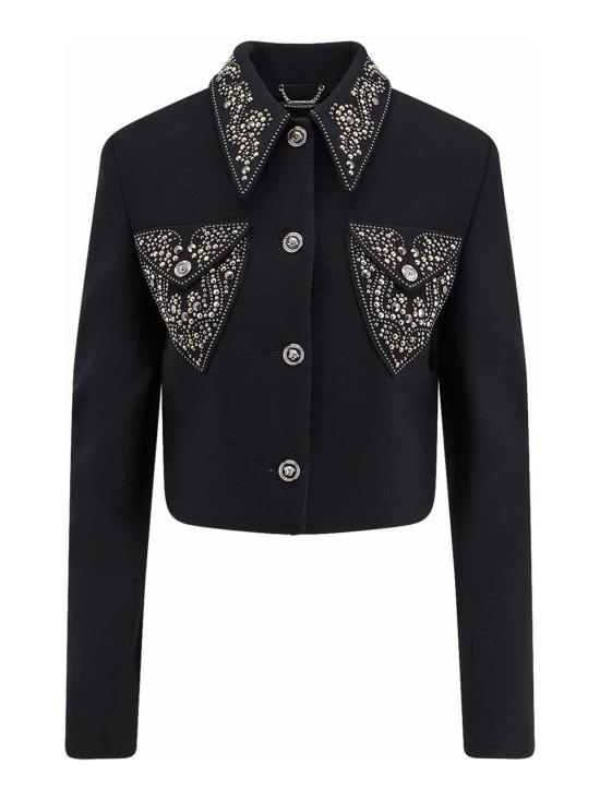  베르사체 수트 자켓 10213191A127891B000 Black