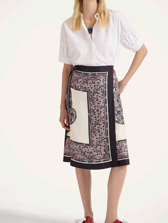 25FW 라 더블제이 롱 스커트 SKI0142SIL006COB01GY02 Multicolour - LA DOUBLEJ