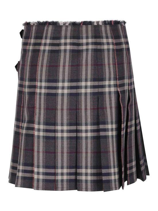  버버리 체크 울 미니 킬트 8110427C3127 Black - BURBERRY