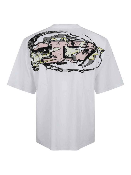  디젤 반팔 티셔츠 A195520PLAT100 Black - DIESEL